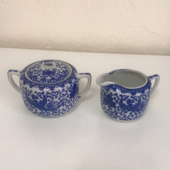 Vintage Sugar & Creamer (92 years old) - Picture 2 of 11